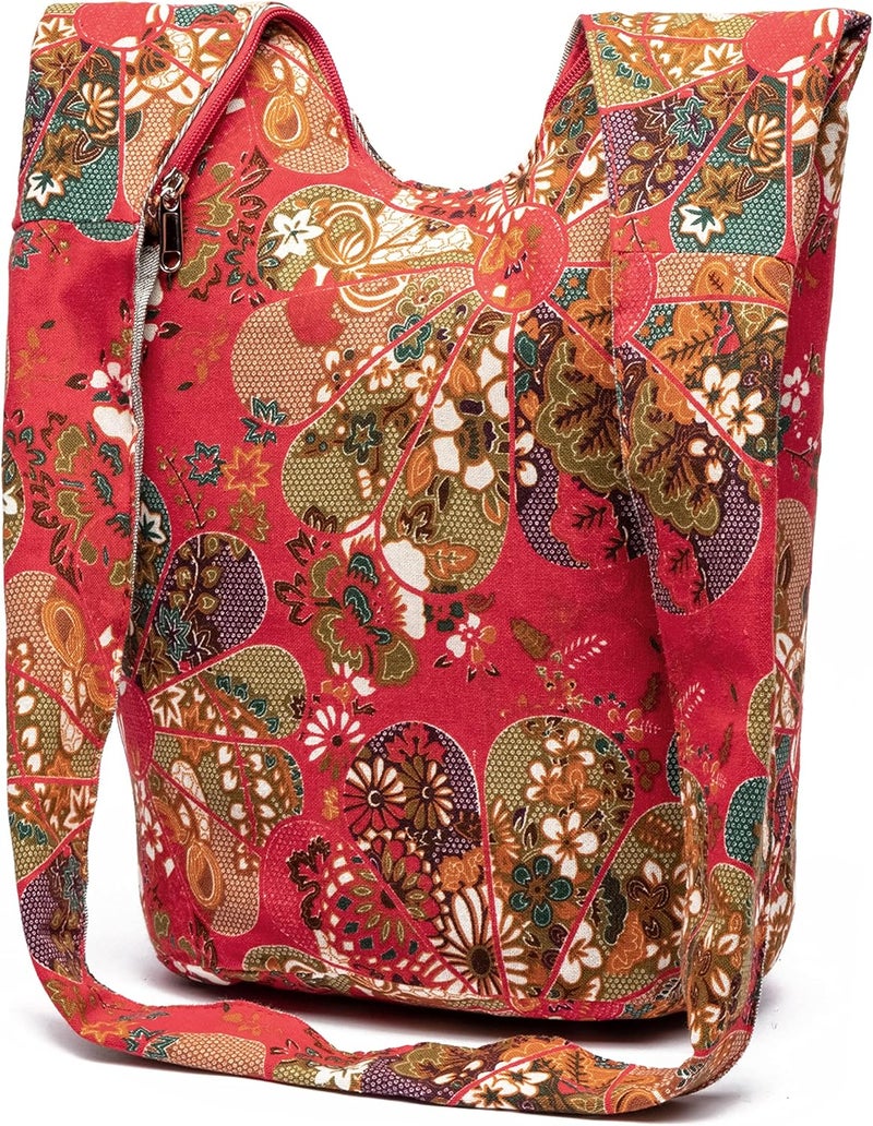 Coton Pose Women Shoulder Handbags Fashion canvas Hippie Crossbody Bags Bohemian Animal Prints Hobo Bags - Image 1