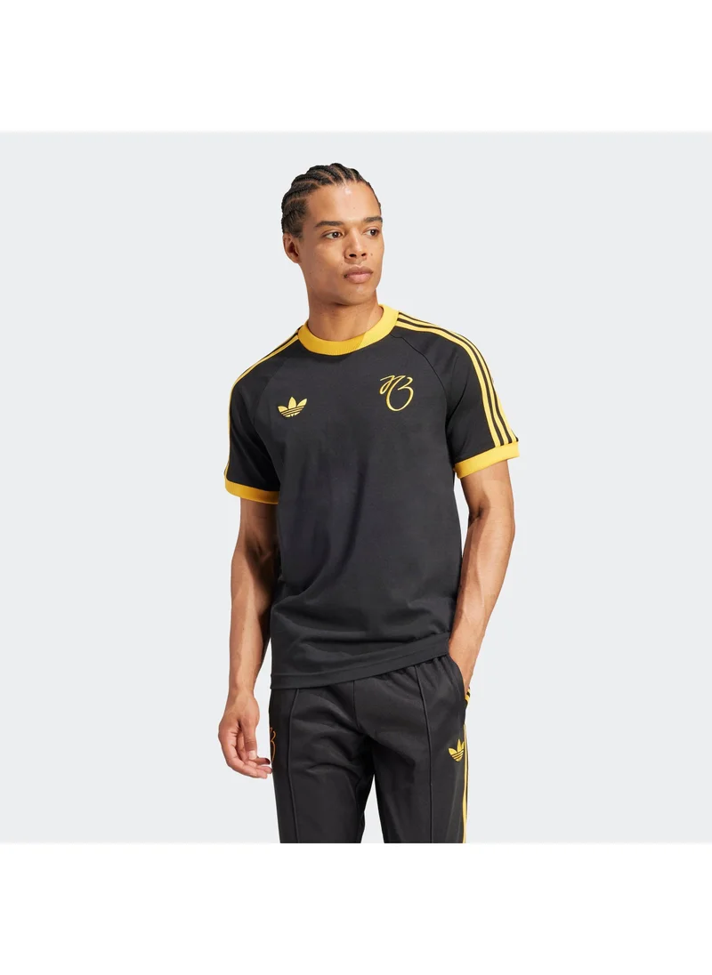 adidas تيشيرت كرة قدم رجالي أسود