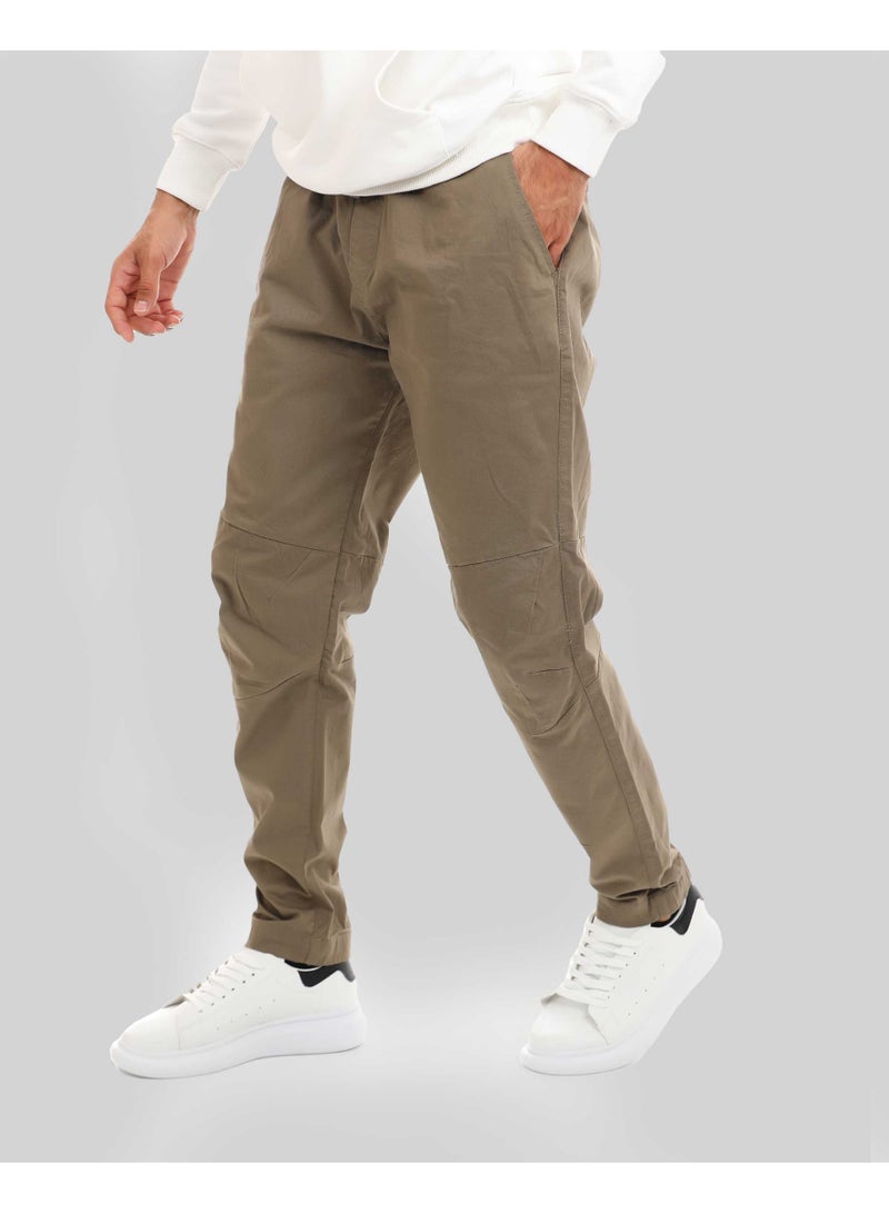 دوت بنطلون جوجر رجالي كاجوال بتصميم عصري ورباط متناسق - Image 2