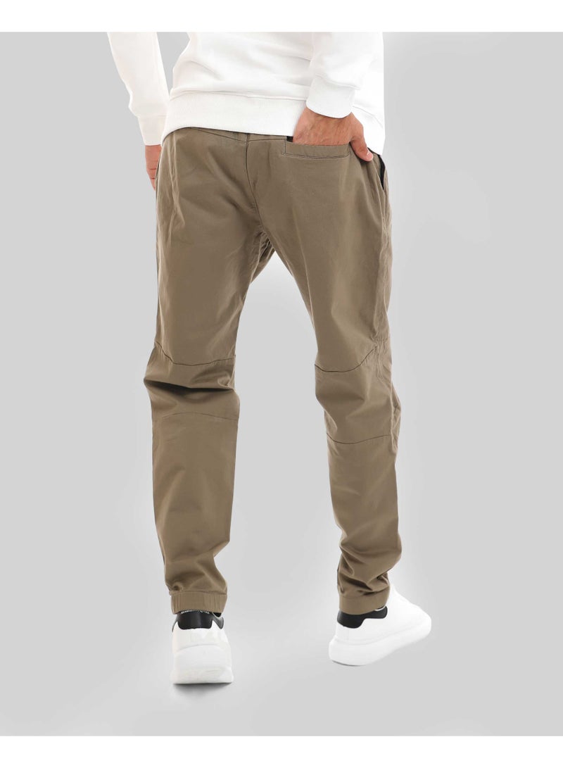 دوت بنطلون جوجر رجالي كاجوال بتصميم عصري ورباط متناسق - Image 4