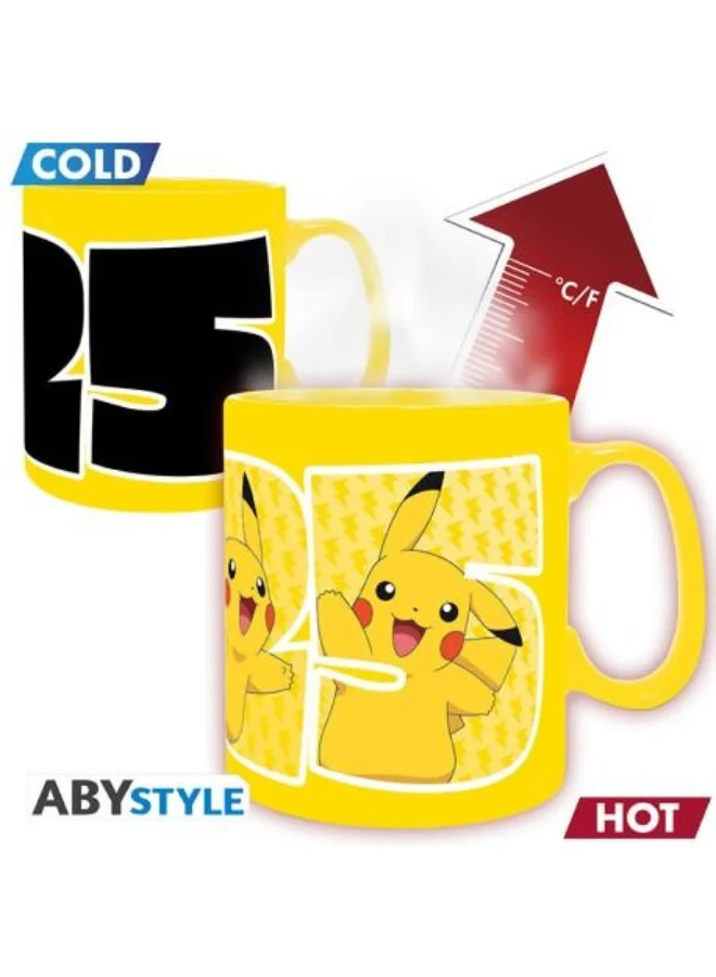 ABYstyle Heat Change Mug  –  Pokémon: Pikachu #25  –  460mL
