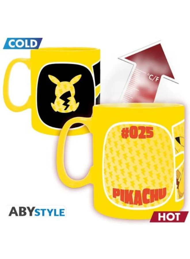 ABYstyle Heat Change Mug  –  Pokémon: Pikachu #25  –  460mL
