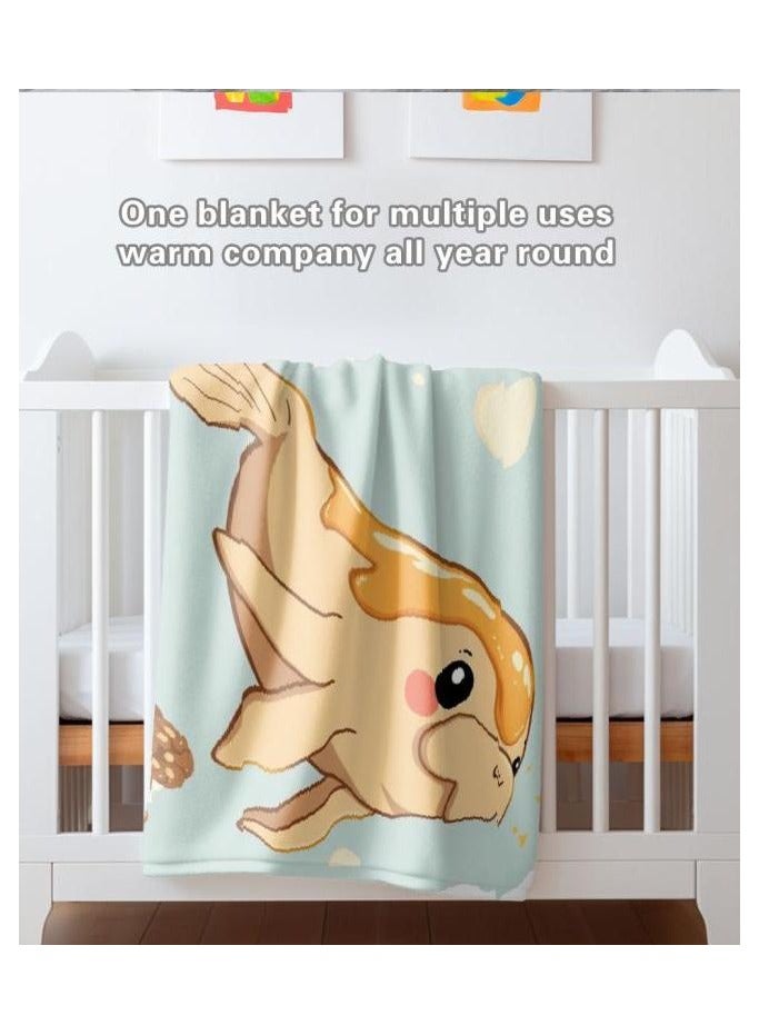 general Children's or student cartoon flannel thin blanket (warm and comfortable, suitable for sleep, games) 100cm*150cm - 175 - Image 3