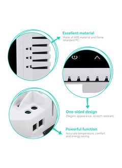 Smart Thermostat, ME81H AC 230V Temperature Controller, WiFi Smart Thermostat, LCD Display, Intelligent Thermostat, Floor Heating Thermostat (16A, White Back and White Press) - pzsku/Z1243B96CD295FD1772C0Z/45/_/1698637247/fdb84946-2cd4-4e3c-b0b4-1dd7cc760483