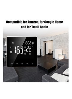 Smart Thermostat, ME81H AC 230V Temperature Controller, WiFi Smart Thermostat, LCD Display, Intelligent Thermostat, Floor Heating Thermostat (16A, White Back and White Press) - pzsku/Z1243B96CD295FD1772C0Z/45/_/1698637248/d1e2e9d7-1717-4911-8126-e4f0f64a4bcc