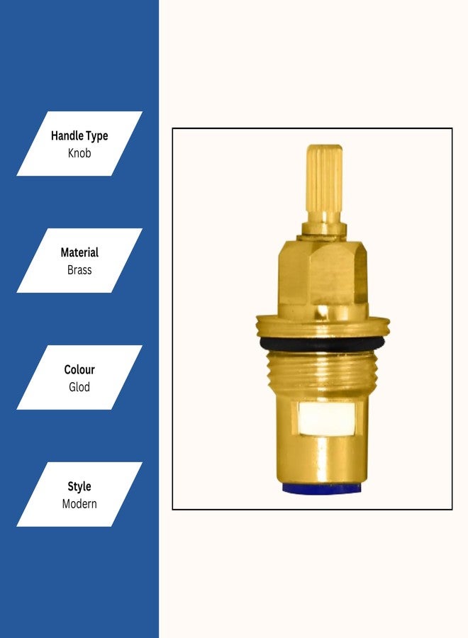 New Ware Jaguar Tap Spindle 2/3 Inch | Replacement Disc for Jaguar Continental Type Models | Hot & Cold Faucet Valve for Bathroom & Kitchen - Image 5