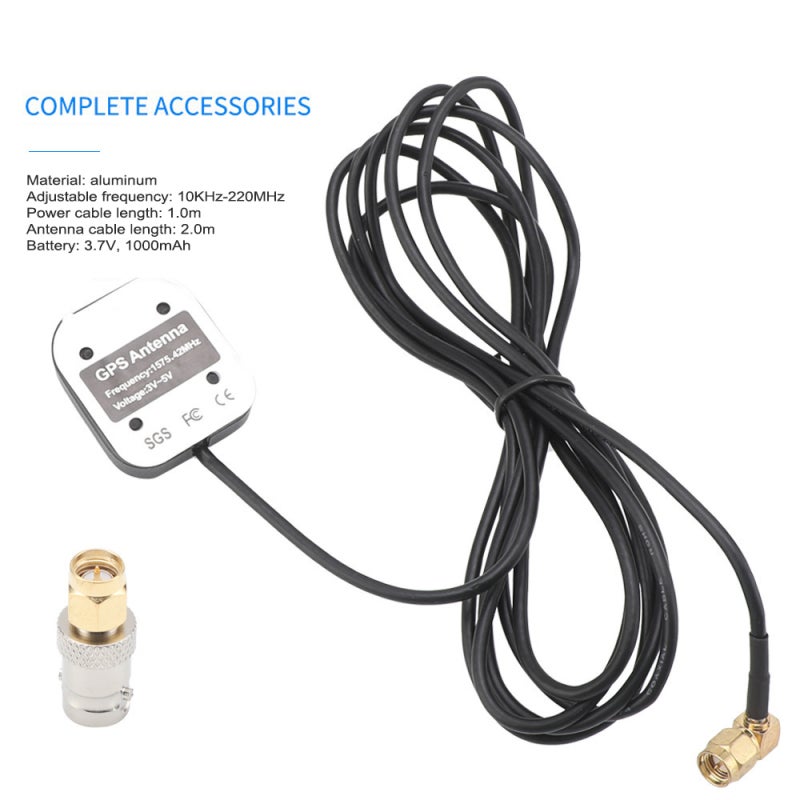 GPS Controlled Generator: 10KHz-220MHz Dual-Channel, GPS & Beidou Supported - Backlight LCD Screen, Low Power Consumption GPS Disciplined Oscillator for Frequency Calibration & Generation - Image 4