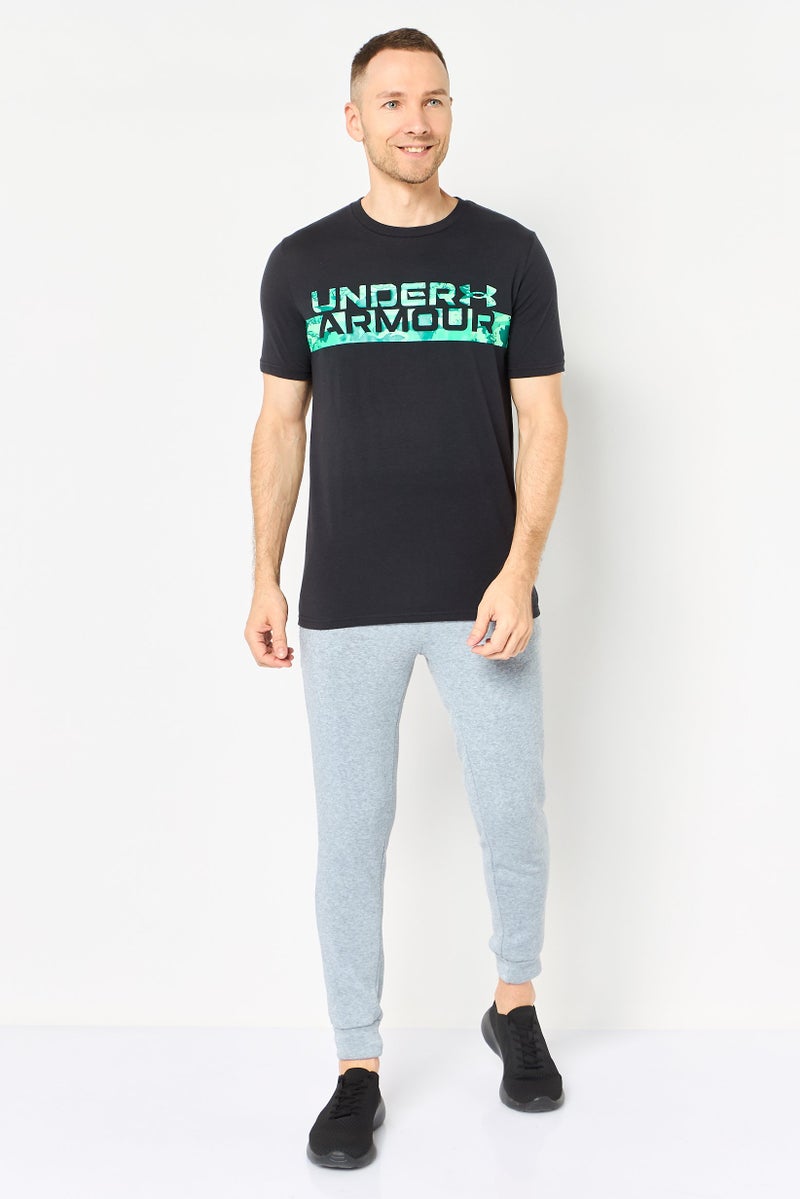 UNDER ARMOUR Men Loose Fit Short Sleeve Outdoor T-Shirt, Black - Image 2