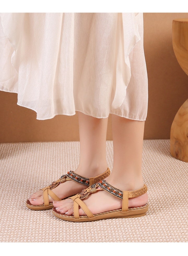 NIBEMINENT Women Summer Sandals Vintage Casual Walking Shoes Party Sandals Woman Beach Women's Shoes Outdoor Female Sandal Women Footwear  - Image 3