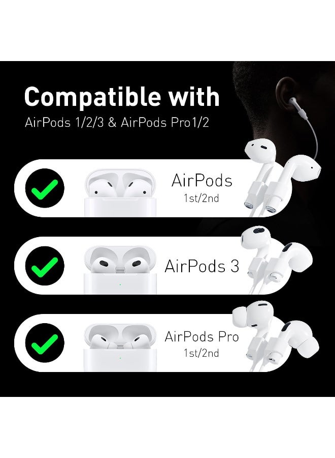 Soft Anti-Lost Silicone Straps for AirPods, Neckband for Wireless Bluetooth Earphones Compatible with Apple AirPods Pro/1st/2nd/3rd Generation - Image 5