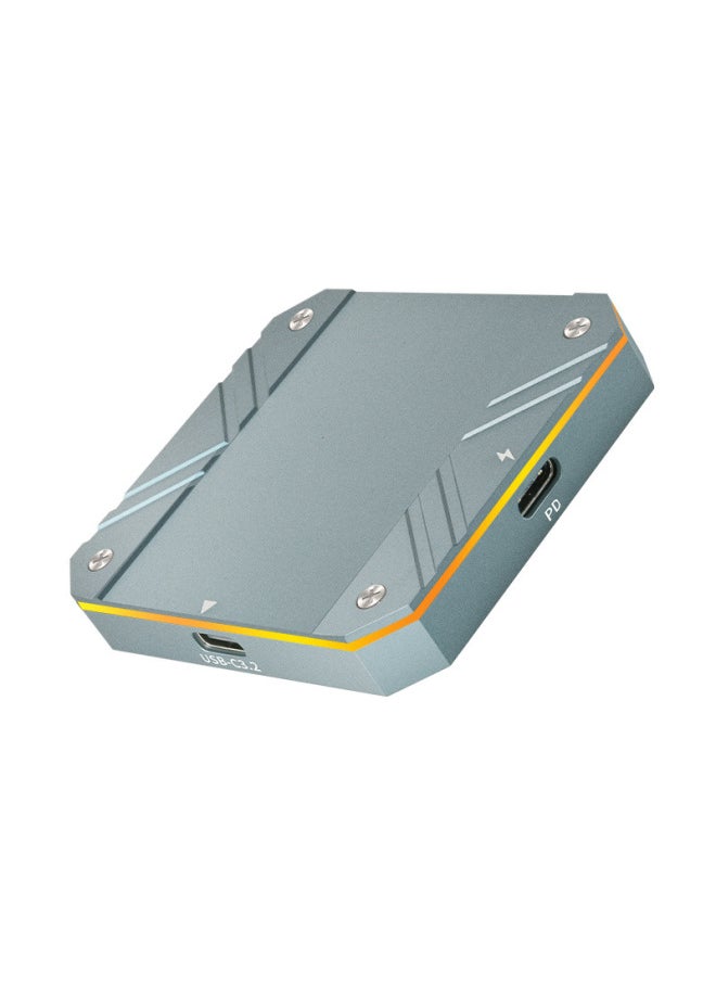 Generic Hard Disk Box M.2 Mobile Solid-state Cooling Hard Disk TypeC External Mobile Phone Computer Magnetic Hard Disk Box-Color:Xsy09 Single Magnetic M.2 Hard Drive Box  - Image 5
