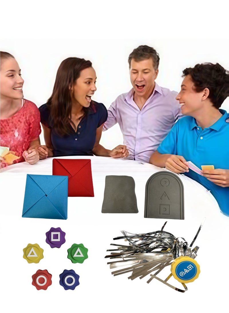 Lullaxx Korean Traditional Stone Catching Game Set | Multi-person hand-eye coordination trainer for family gatherings and retro fun, - Image 1