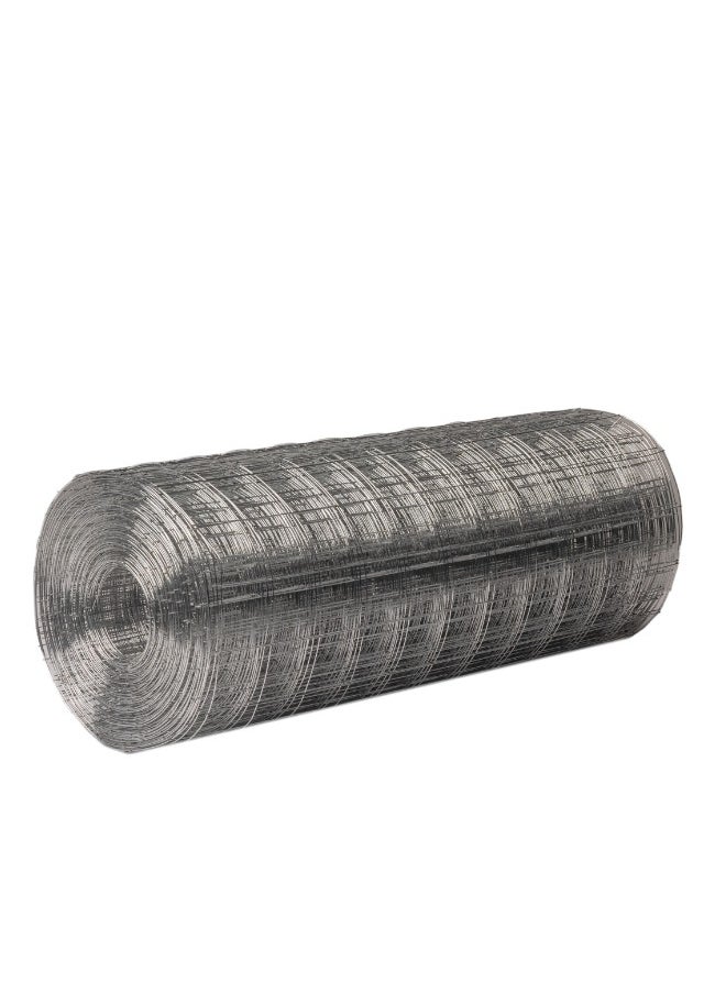 Silver Wire Mesh Roll - 35cm Width x 20m Length, Durable & Versatile Metal Mesh for DIY, Gardening, and Industrial Use