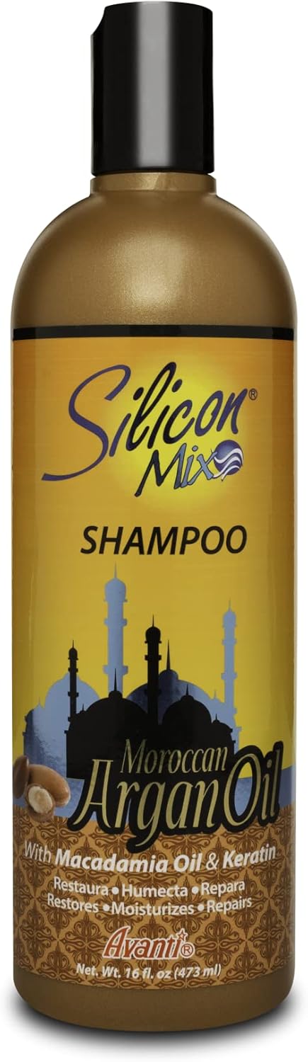 Silicon Mix Moroccan Argan Oil Shampoo Unisex 16 fl oz 473 ml Restore Moisture Shine Strength with Every Wash