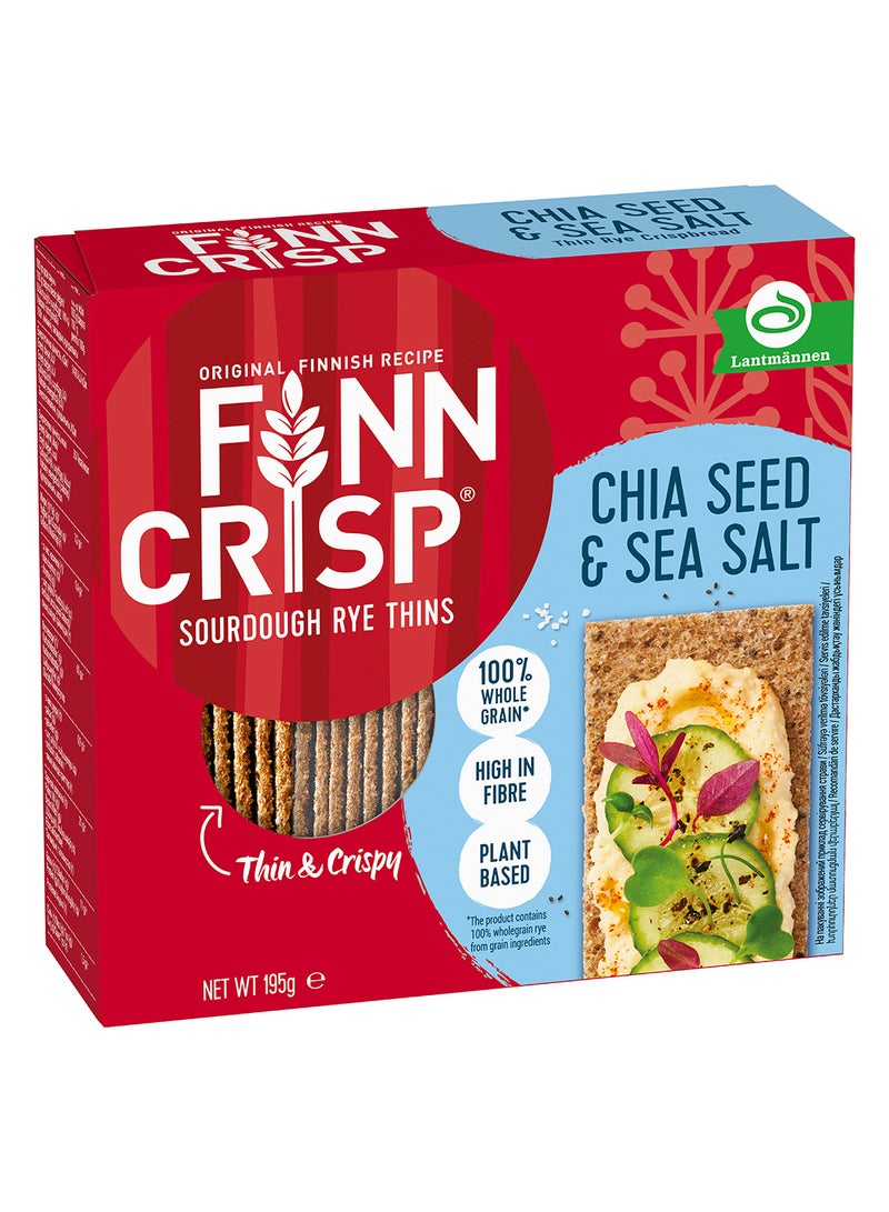 FINN CRISP فين كريسب شيا سيد وملح البحر رقيق 195غ - Image 2