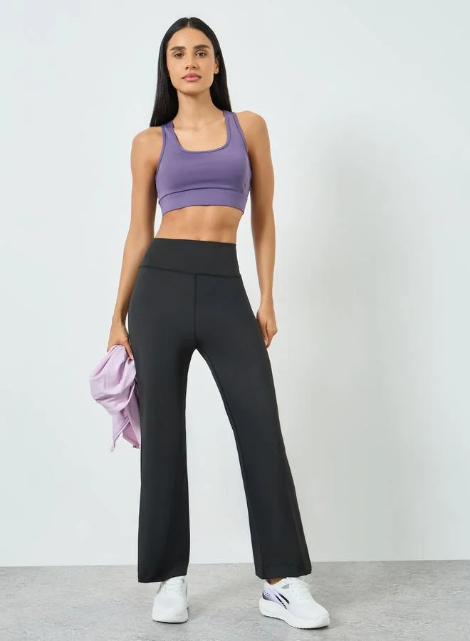 ستايلي اكتيف بنطال يوجا مستقيم بقصة مريحة