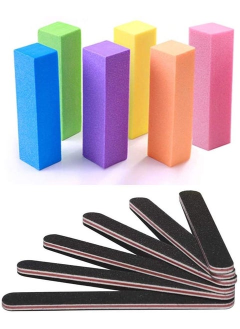 12-Piece Nail Files and Buffer Professional Manicure Tools Kit