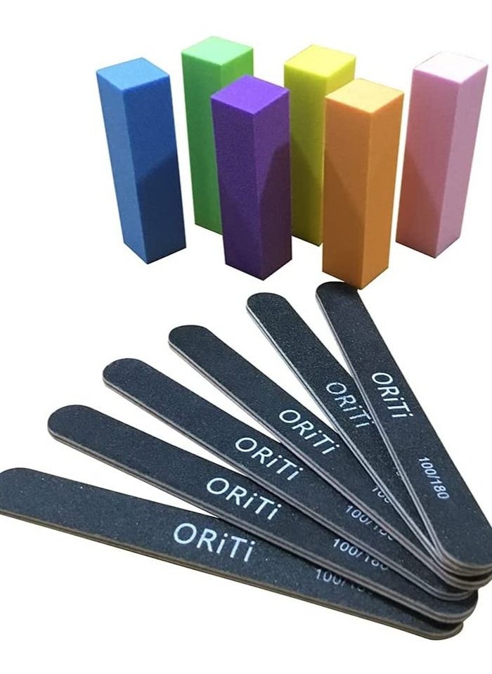 ORiTi - 12-Piece Nail Files and Buffer Professional Manicure Tools Kit - Image 1