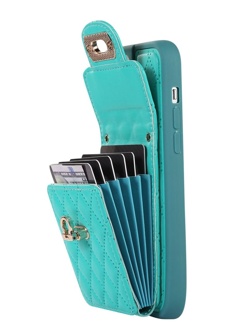 Suteni Back Cover Card Slots Leather Phone Case for Samsung - Image 1