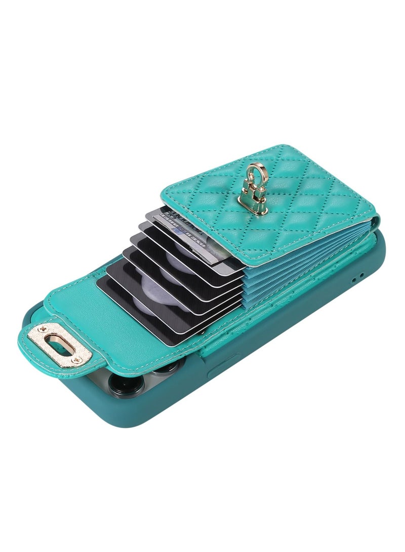 Suteni Back Cover Card Slots Leather Phone Case for Samsung - Image 2