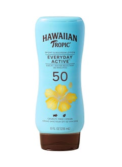 Hawaiian Tropic Everyday Active Lotion Sunscreen SPF 50, 8oz | Hawaiian Tropic Sunscreen SPF 50, Sunblock, Broad Spectrum Sunscreen, Oxybenzone Free Sunscreen, Water Resistant Sunscreen, 8oz - pzsku/Z1244EF7A29B3FABB15D9Z/45/_/1734347035/5bfc9e98-af1f-4156-9bfa-6fdb8c77c59b