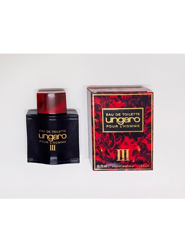 إيمانويل أنغارو أونغارو بور لوم III EDT 75 مل مجموعة أصلية نادرة - Image 1