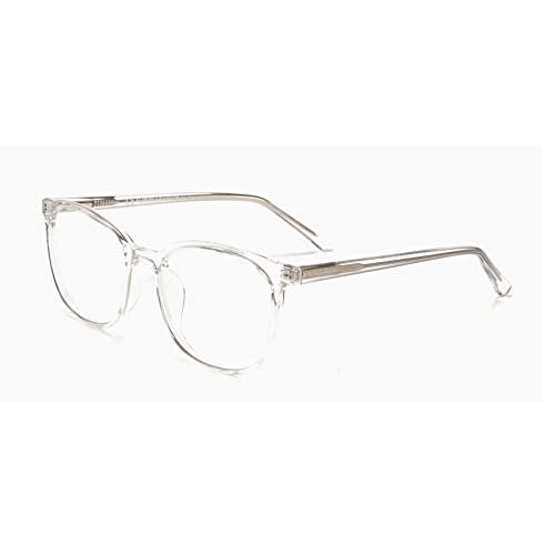 FONHCOO Blue Light Blocking Glasses Fashion Round TR90 Frame Transparent Eyewear Anti UV Blu-Ray Computer Glasses for Women Men - Image 3