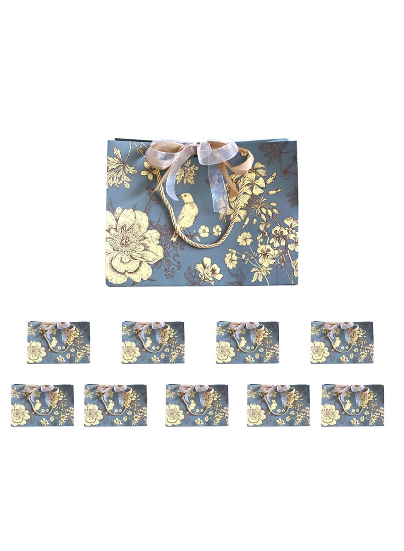 Via Saffi 25x12x20cm Gift Bag,  20-piece Set Colorful Flower Pattern Gift Bag, Portable Paper Gift Bag for Medium Size Gift Bags, Birthday Mother’s Day Bags, Wedding Party - Image 1