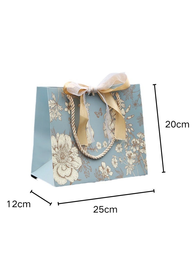 Via Saffi Ramadan 25x12x20cm Gift Bag,  20-piece Set Colorful Flower Pattern Gift Bag, Portable Paper Gift Bag for Medium Size Gift Bags, Birthday Mother’s Day Bags, Wedding Party  - Image 2