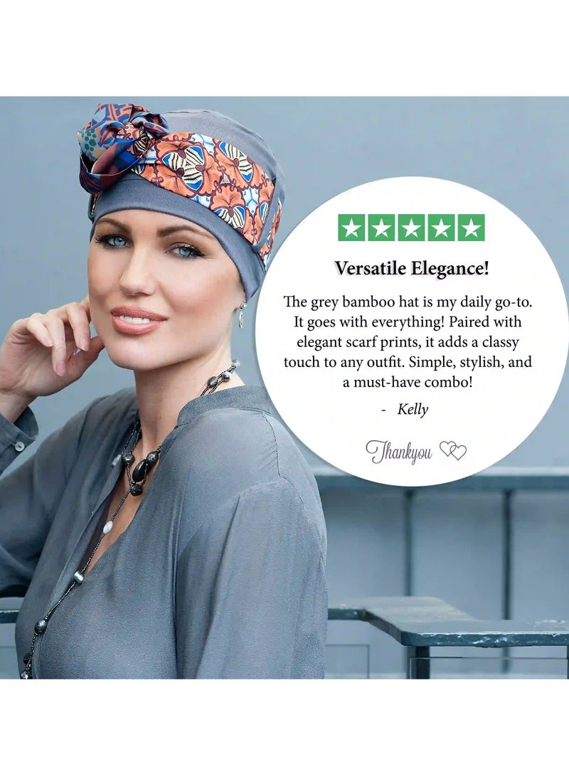 Rung Yanna Grey Stone Allora Bamboo Headwear - Image 2