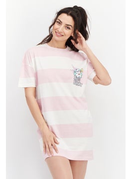 Women Looney Tunes Print Short Sleeve Night Dress, White/Pink - pzsku/Z12453B5CE621DC0EC210Z/45/_/1724350989/ef7461f7-b5b8-4903-a6a5-8f8808c96c8d