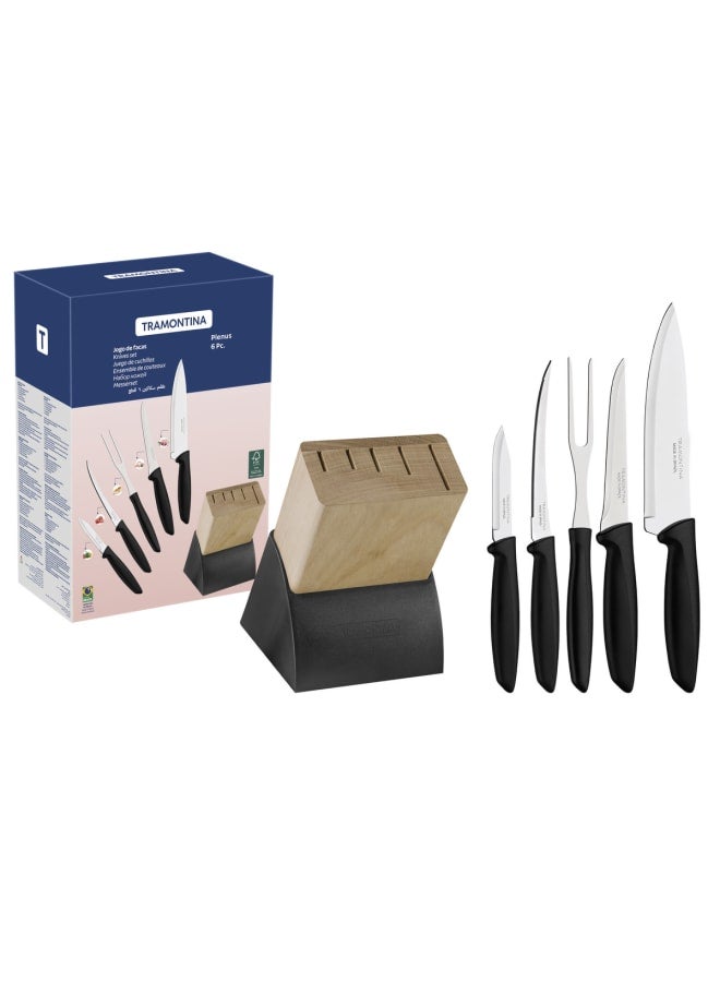 TRAMONTINA TRAMONTINA 6 pcs. Knives set -Black - Designed for High Performance and Durability, Ideal for Professional and Home Kitchens, Precision Crafted for Every Culinary Task  - Image 1