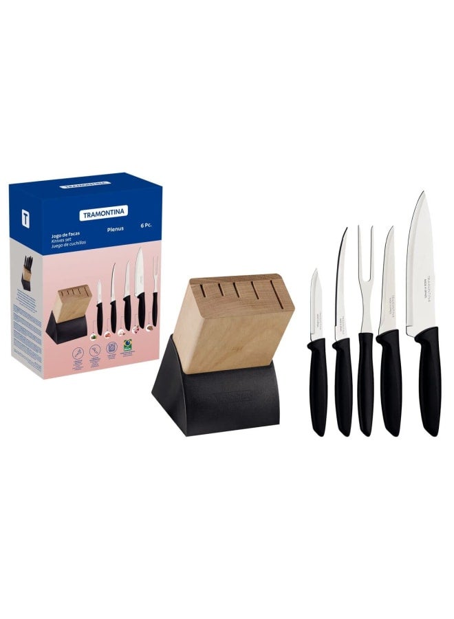TRAMONTINA TRAMONTINA 6 pcs. Knives set -Black - Designed for High Performance and Durability, Ideal for Professional and Home Kitchens, Precision Crafted for Every Culinary Task  - Image 2