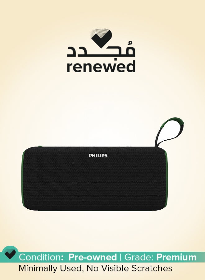Philips Renewed - Audio TAS2400GR Portable Bluetooth Speaker with 32W RMS Stereo Sound and IPX4 Waterproof Design Green - Image 1