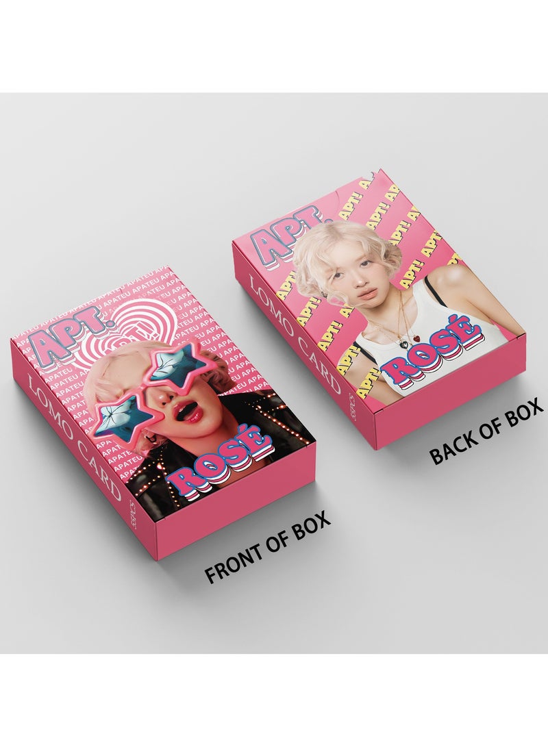 إيهوم 55 قطعة بطاقة لومو لأغنية BLACKPINK ROSÉ الجديدة APT - Image 4