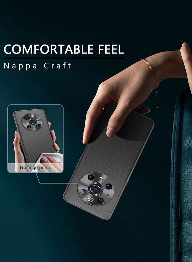 Motim Huawei Honor Magic 4/4 Pro Leather Case, Anti-Fall Drop Protection, Shockproof Dust-Proof Anti-Fingerprint Case Cover - Image 3