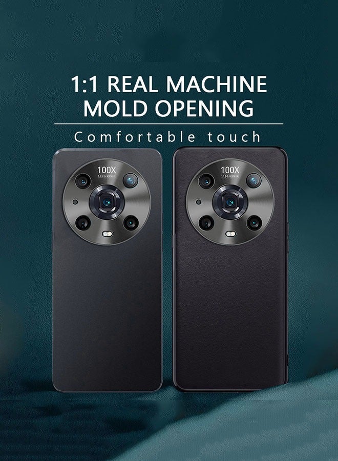 Motim Huawei Honor Magic 4/4 Pro Leather Case, Anti-Fall Drop Protection, Shockproof Dust-Proof Anti-Fingerprint Case Cover - Image 4