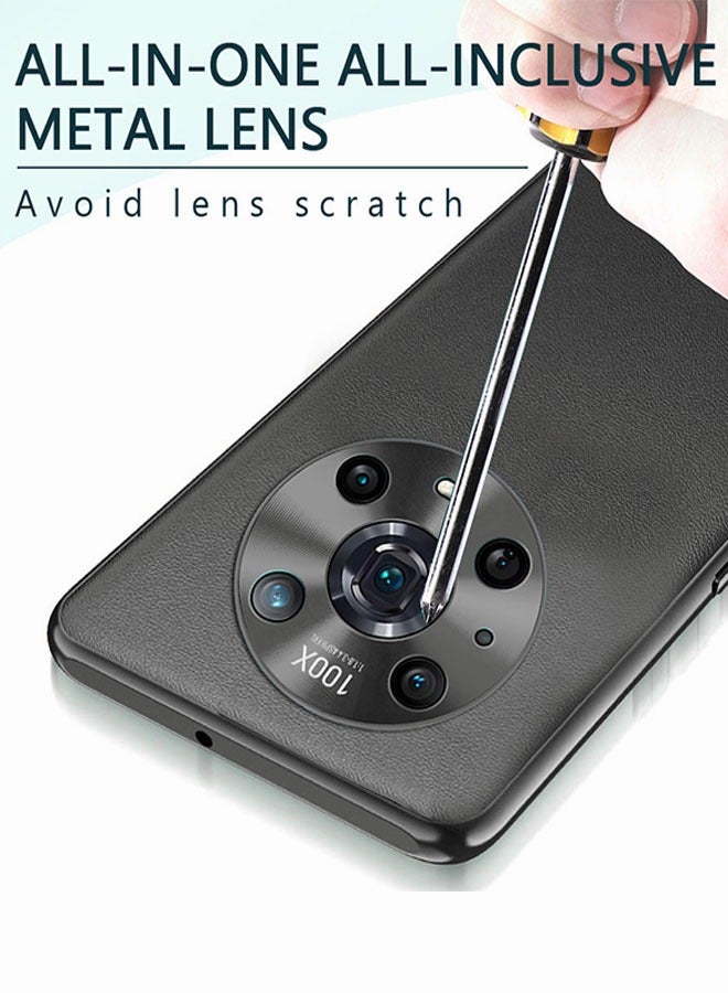 Motim Huawei Honor Magic 4/4 Pro Leather Case, Anti-Fall Drop Protection, Shockproof Dust-Proof Anti-Fingerprint Case Cover - Image 5