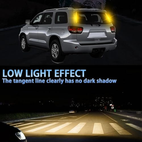 PGTOPONE Smoked LED Rear Trunk Pillar Tail Light Column Replacement Compatible with Toyota Sequoia 2007-2021 SR5 Limited Platinum TRD PRO Capstone Plug and Play - Image 4