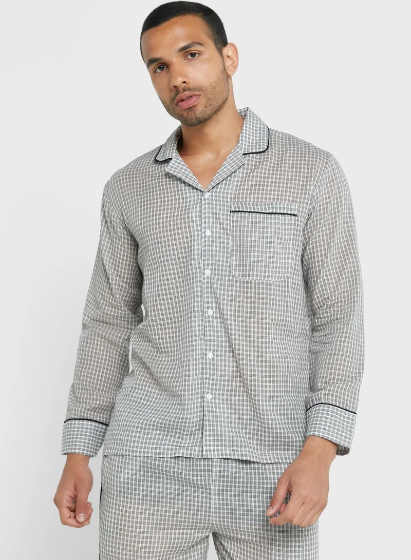 Robert Wood Check Pyjama Set