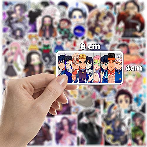 Thepaper9store Paper9store Pack of 85+ Demin Slay Stickers for Laptop, Phone Case, Guitar, Bike, Pc, Scrapbook etc. Waterproof Glossy Laminated Residue Free Anime Stickers - Image 5