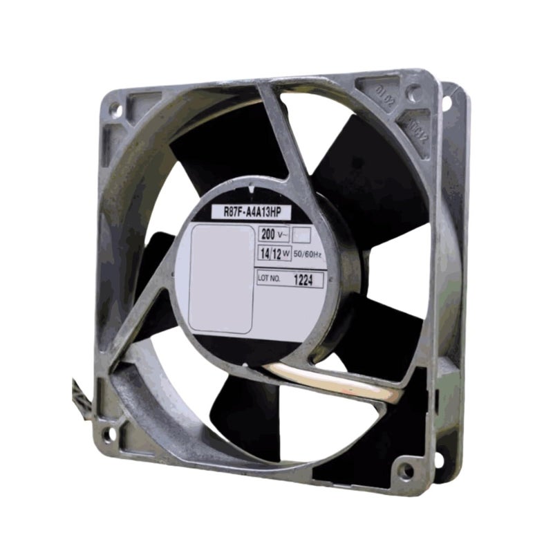 مروحة تبريد من نوع الإدخال AC200V 14W 12W 120mm × 120mm × 25mm - Image 2