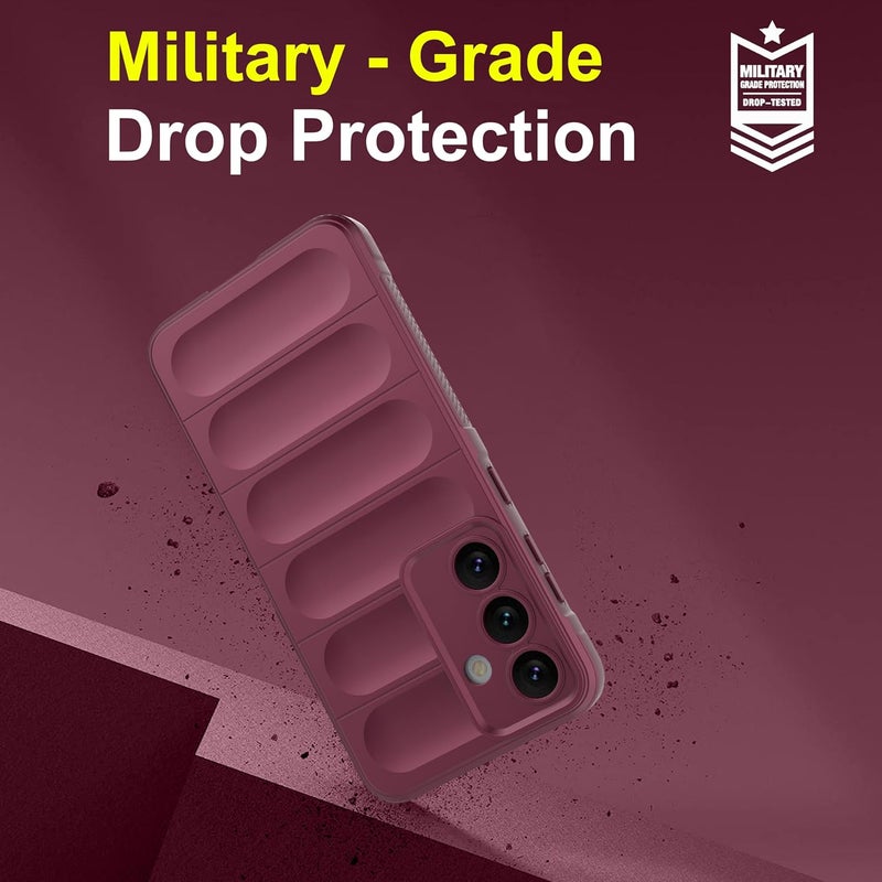 ZAPCASE غطاء خلفي لجهاز سامسونج جالاكسي S24 5G | متوافق مع غطاء خلفي لجهاز سامسونج جالاكسي S24 5G | غطاء سائل سيليكون سحري مع حماية الكاميرا | برقوق - Image 5