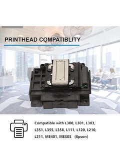 Sorandy L301 Color Printhead Print Head Replacement Compatible With L300 L301 L303 L351 L355 L358 L111 L120 L210 L211 Me401 Me303 Printers 1 Pack  - Image 4