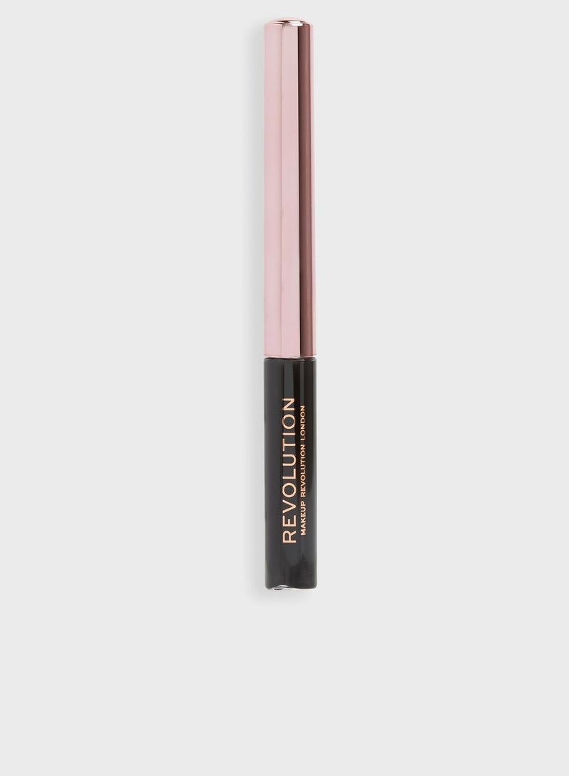 REVOLUTION Super Flick Liquid Eyeliner Black - Image 3