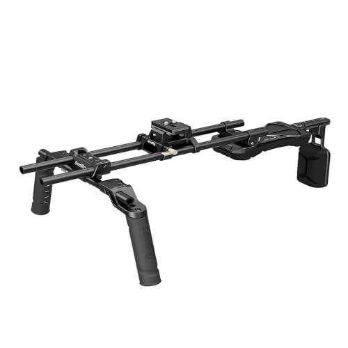 SmallRig Classic Shoulder Rig Kit Lightweight Portable 298 lb Dual Handles 15mm Rods Shoulder Mount Video Rig with Quick Release for Arca for SmallRig Follow Focus for DSLR for Filmmaking - Image 1