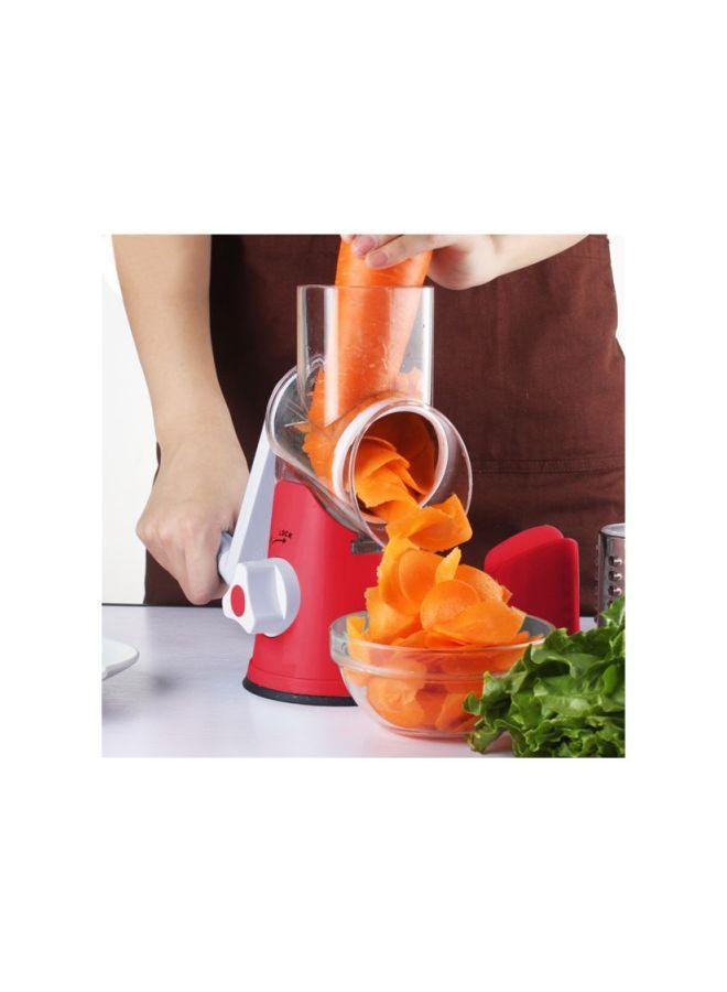 Sharpdo Multifunctional Vegetable Slicer Red/White/Clear 26x24x11.5centimeter - Image 3