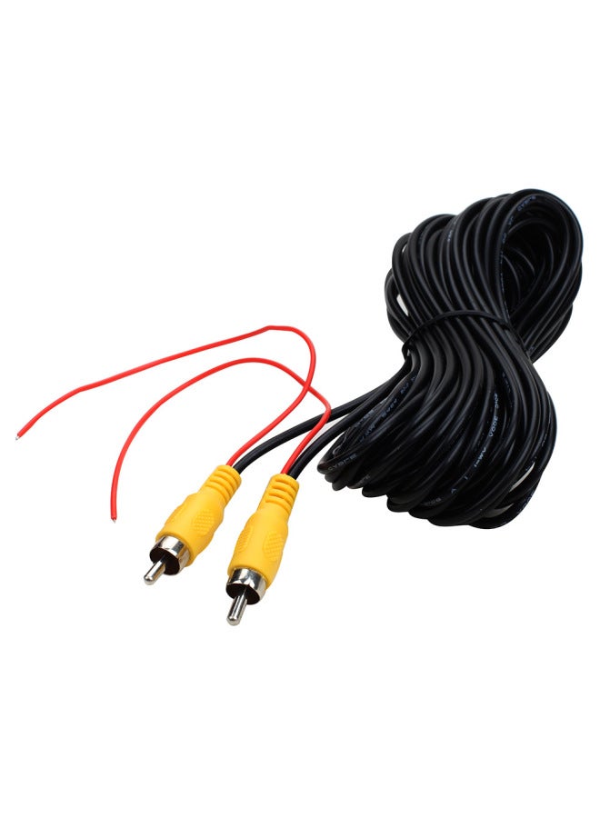 Car Reversing Image Camera Video Cable Universal NAVigation Lotus Head Rear View Av Extension With Trigger-Color:AV Trigger Cable - 6m - Image 3