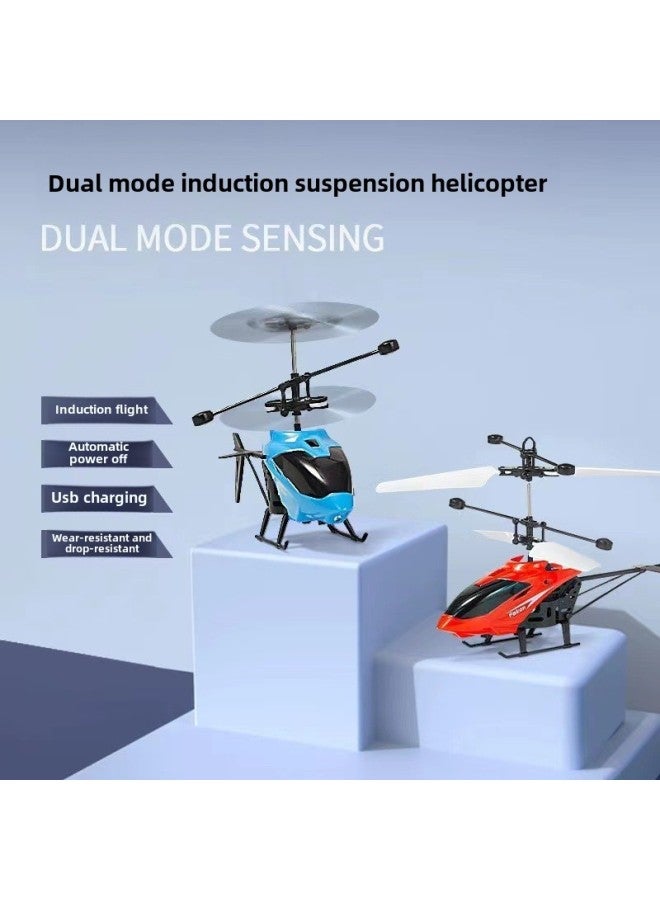 Gesture Remote Control Induction Helicopter Mini Suspension Aircraft Children's Animal Helicopter Stall-Color:Induction Aircraft - Image 3