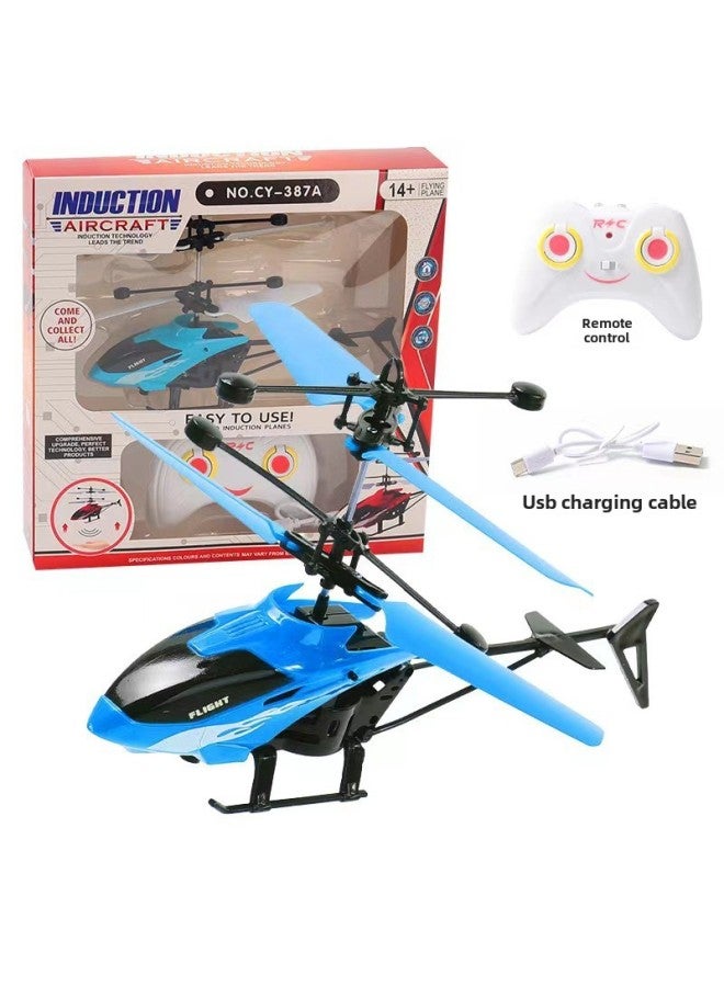 Gesture Remote Control Induction Helicopter Mini Suspension Aircraft Children's Animal Helicopter Stall-Color:Induction Aircraft - Image 2